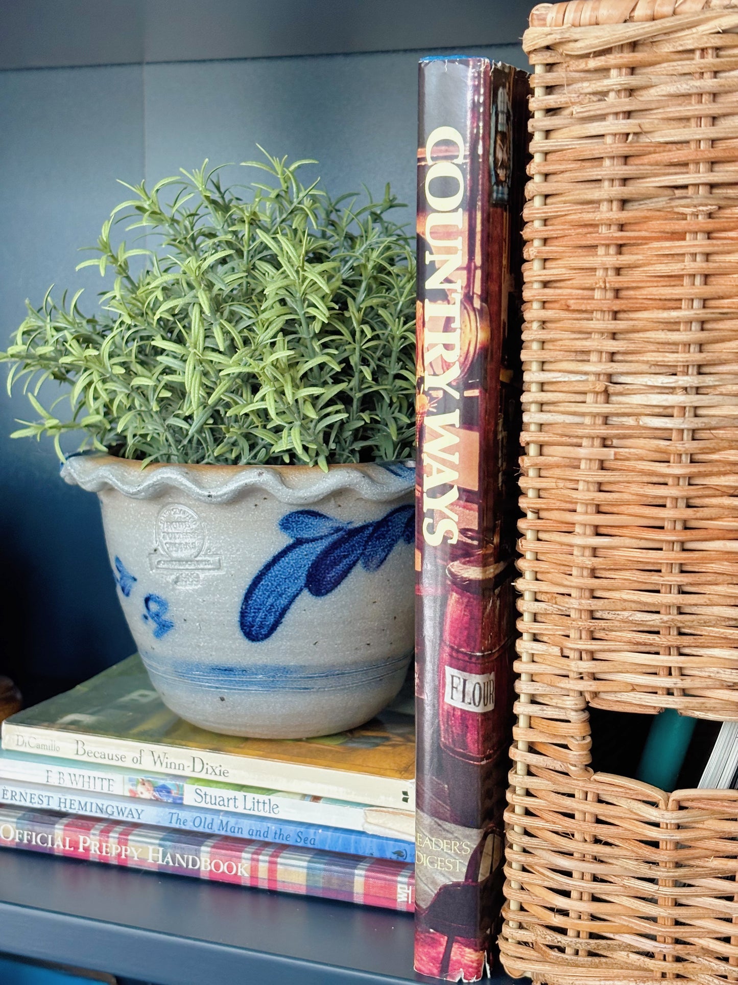 Vintage Rowe Pottery Salt Glazed Planter