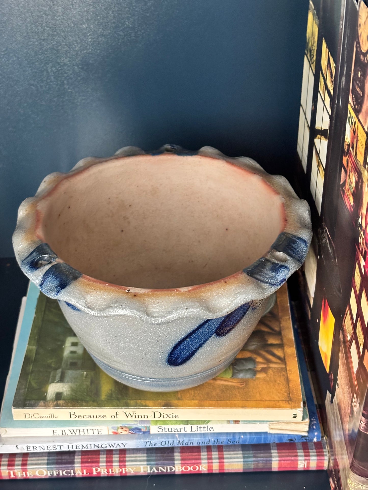 Vintage Rowe Pottery Salt Glazed Planter