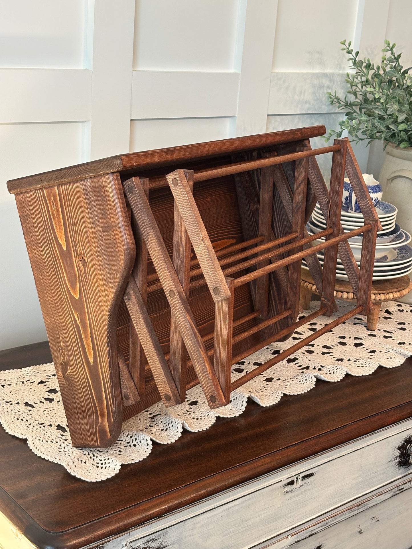 Grampy's Hand-Made Vintage-Inspired Drying Rack